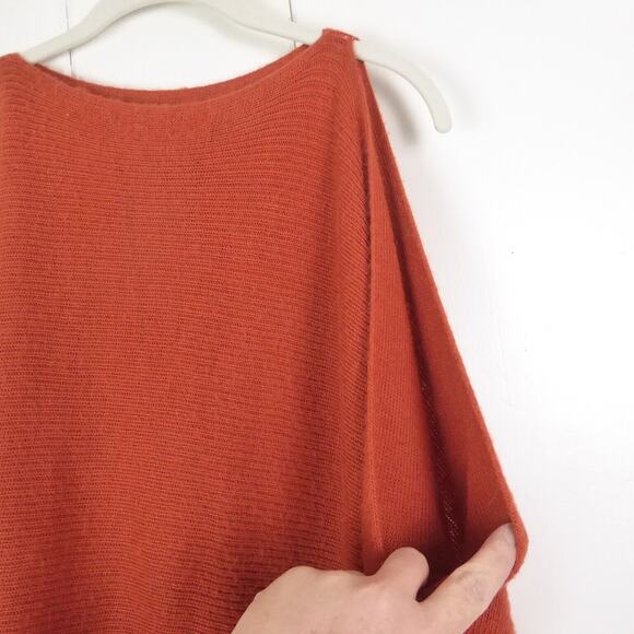 Alpaca Fina Shawl Womens SZ M Alpaca Knit Soft Quiet Luxery Casual Lagenlook - Picture 4 of 8